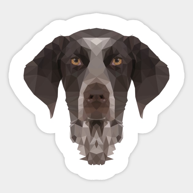 German Shorthaired Pointer Sticker by arlingjd